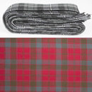 Wool Strip Ribbon in Robertson Weathered Tartan featuring customizable width options, perfect for weddings and special occasions, showcasing its elegant design and rustic charm.