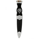 Celtic Stone Top Clan Crest Sgian Dubh