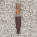 Torridon Red Shisham Sgian Dubh With Plain Top