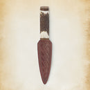 Scottish Staghorn Sgian Dubh With Walnut