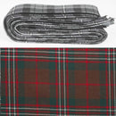 Wool Strip Ribbon in Scott Brown Modern Tartan showcasing its rustic charm and versatility, perfect for wedding decorations and crafts.