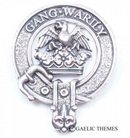 Drummond Clan Crest Badge in Pewter featuring a traditional belted design, ideal for wear at clan gatherings.