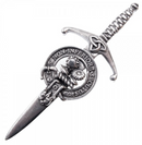 Clan Crest Pewter Kilt Pin with Buchan Crest