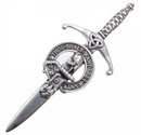 Clan Crest Pewter Kilt Pin with Cranston Crest