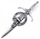 Clan Crest Pewter Kilt Pin with Home/Hume Crest showcasing its antique palladium finish and traditional craftsmanship, perfect for Scottish heritage attire.