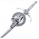 Clan Crest Pewter Kilt Pin with MacBain Crest