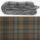 Wool Strip Ribbon in Stewart Hunting Weathered Tartan featuring five strips, perfect for wedding decorations and crafts, showcasing high-quality wool tartan design.