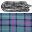 Wool Strip Ribbon in Sutherland Old Ancient Tartan, perfect for DIY projects, weddings, and crafts - 5 strips available in various widths.