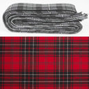 Wool Strip Ribbon in Wemyss Modern Tartan, featuring fine wool material ideal for wedding decorations, showcasing a versatile design that complements various styles.