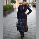 Ladies Floor Length Hand Stitched Kilt - heavyweight