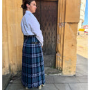 Ladies Floor Length Hand Stitched Kilt - heavyweight