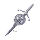 Clan Crest Pewter Kilt Pin with Strange Crest