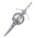 Clan Crest Pewter Kilt Pin with Stewart of Appin Crest