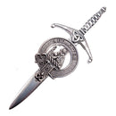 Clan Crest Pewter Kilt Pin with MacLea Crest