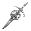 Clan Crest Pewter Kilt Pin with MacDowall Crest
