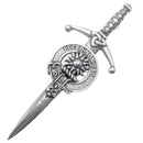 Clan Crest Pewter Kilt Pin with MacLeod of Raasay Crest