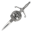 Clan Crest Pewter Kilt Pin with MacLeod Crest