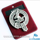 Keith Clan Crest Badge in Pewter - a beautiful cap badge or large brooch pin featuring traditional design, perfect for clan gatherings.