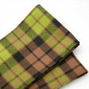Wool Strip - 54 x 6 Inches (5 strips) featuring colorful tartan patterns, perfect for adding a Scottish charm to wedding decor.