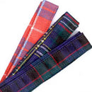 Wool Strip Tartan Ribbon - 54 x 1 Inches, showcasing a variety of 500 tartan patterns, perfect for weddings and special occasions.