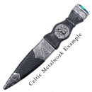 Presentation box for the Clan Crest Sgain Dubh - Coloured Stone, showcasing its elegant packaging.