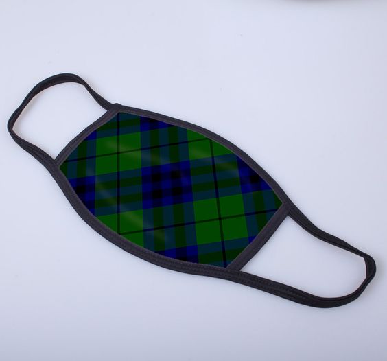 Keith Tartan Printed Face Mask