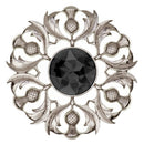 Scottish Thistle Plaid Brooch