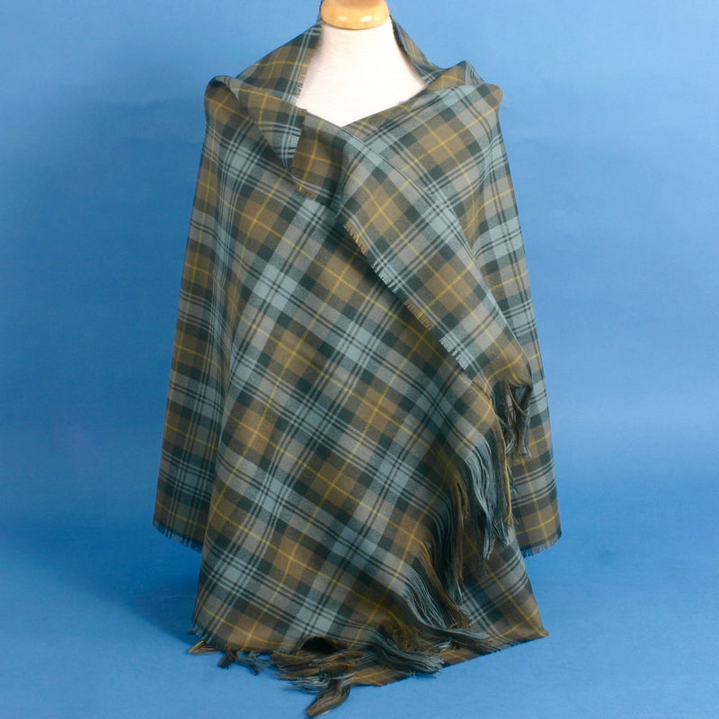 Gordon Weathered Tartan Wool Stole