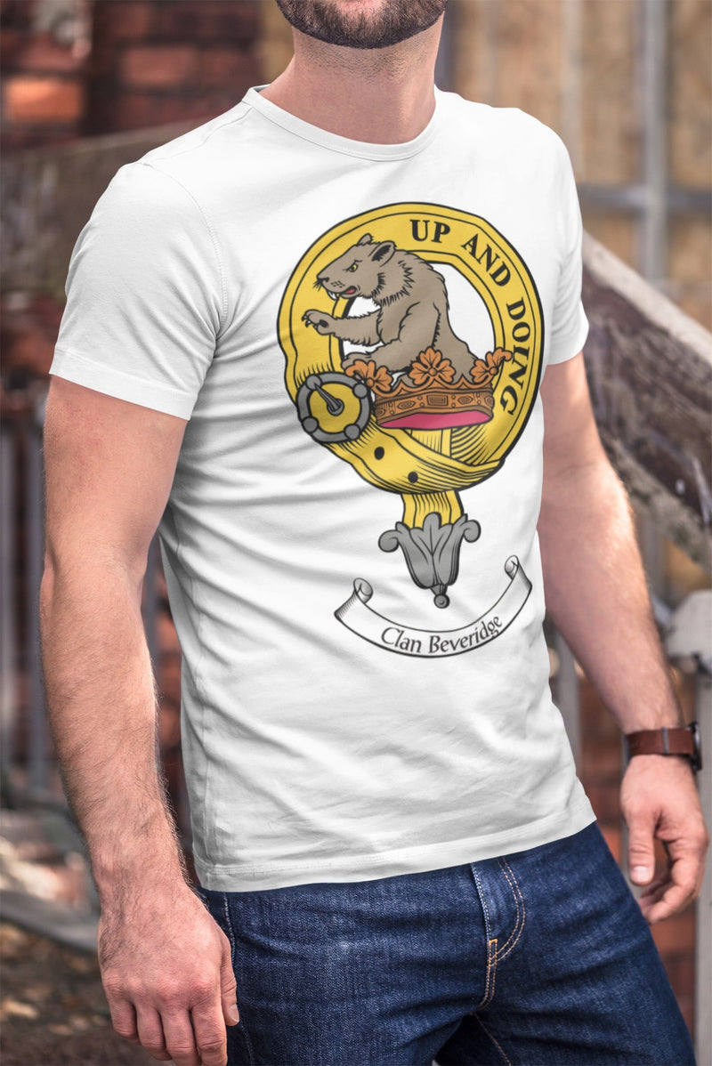 Beveridge Clan Crest Gents T Shirt