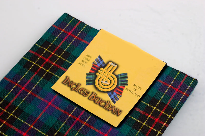 Wool Tartan Pocket Square in Brodie Hunting Modern Tartan