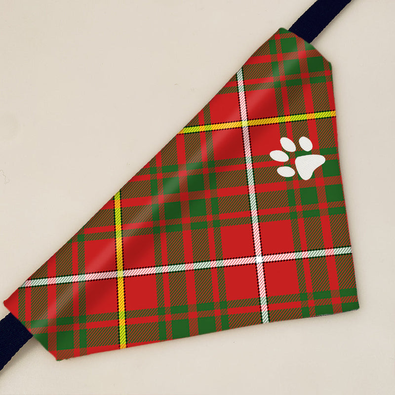 Bruce Modern Tartan Pet Bandana