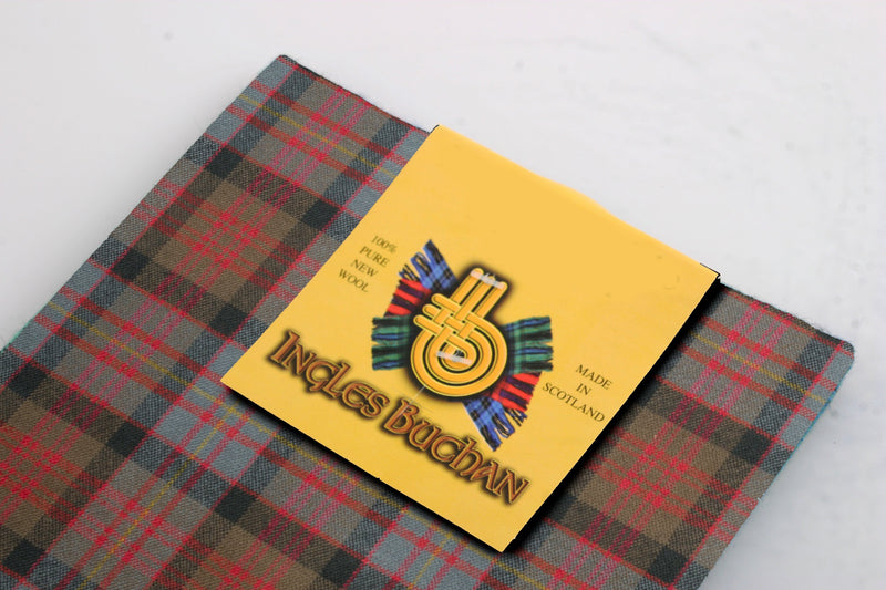 Wool Tartan Pocket Square in Cameron of Erracht Weathered Tartan