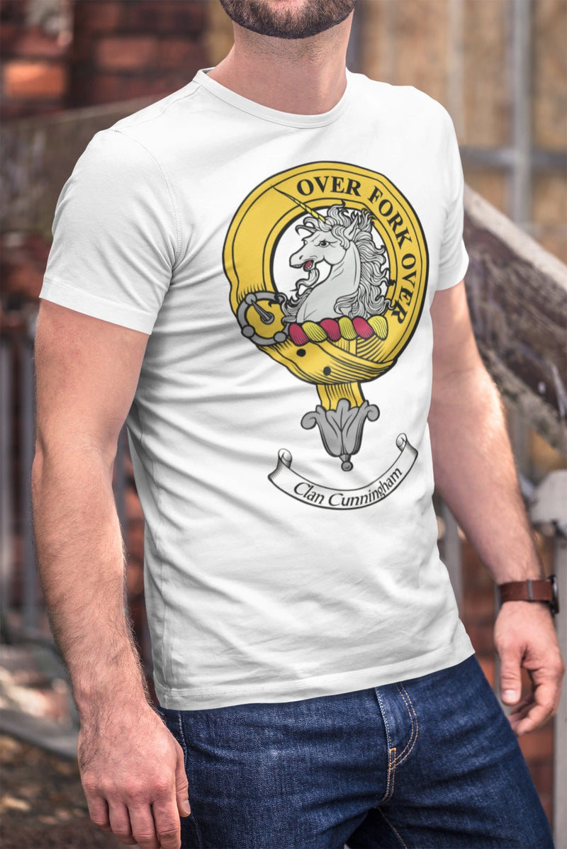 Cunningham Clan Crest Gents T Shirt