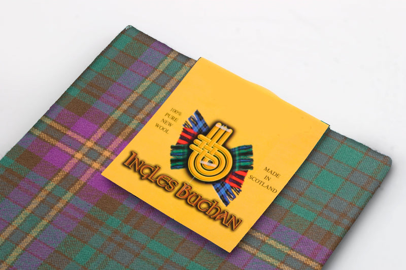 Wool Tartan Pocket Square in Dalriada Tartan