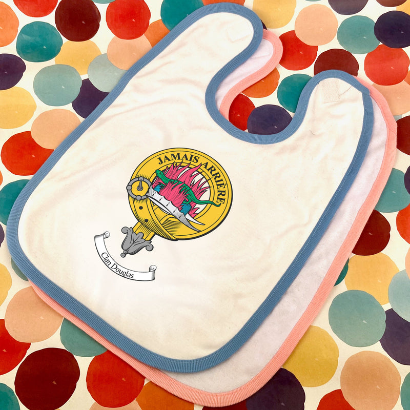 Douglas Clan Crest Baby Bib