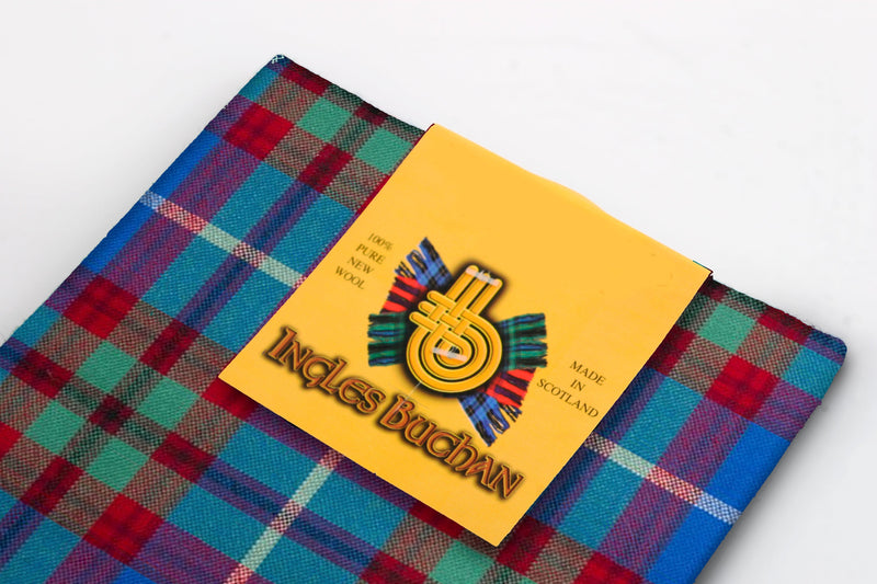 Wool Tartan Pocket Square in Edinburgh Tartan