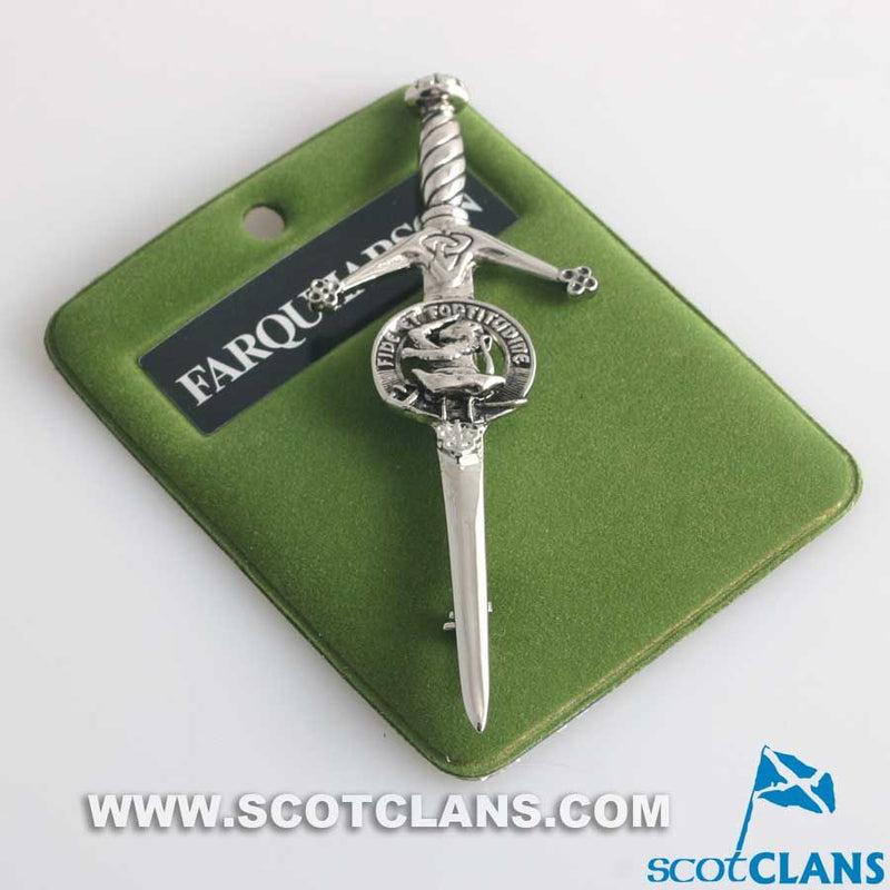 Clan Crest Pewter Kilt Pin with Farquharson Crest