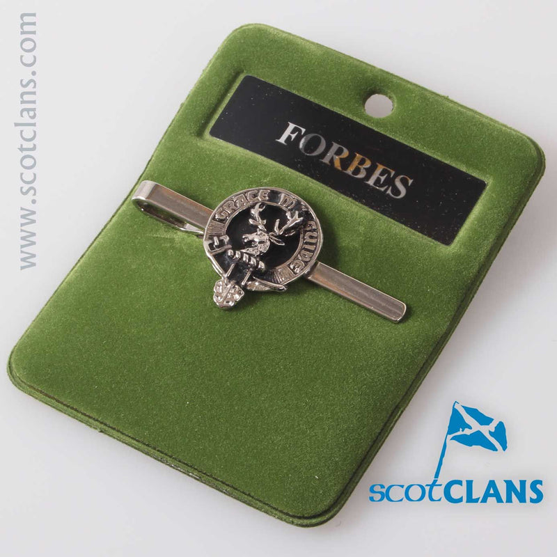 Forbes Clan Crest Pewter Tie Slide