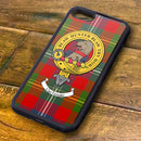 Forrester Tartan and Clan Crest iPhone Rubber Case