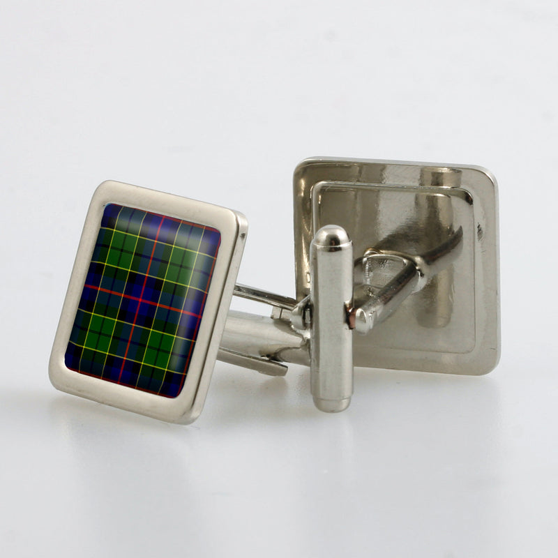 Forsyth Modern Tartan Cufflinks - Choose Your Shape