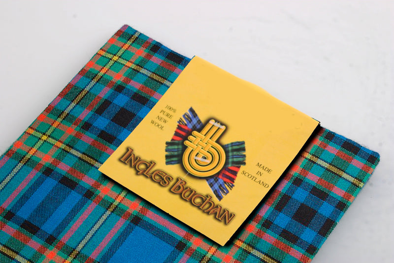 Wool Tartan Pocket Square in Gillies Ancient Tartan