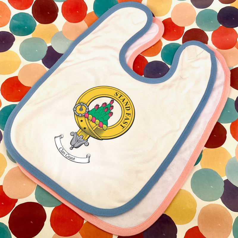 Grant Clan Crest Baby Bib