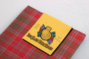 Wool Tartan Pocket Square in Grant Weathered Tartan