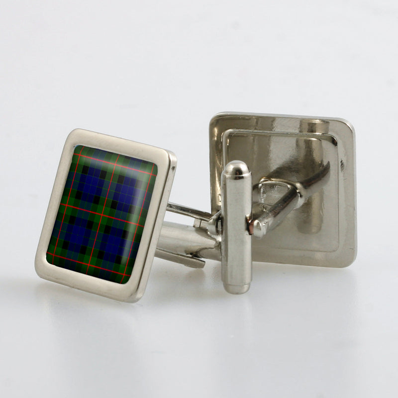 Gunn Modern Tartan Cufflinks - Choose Your Shape