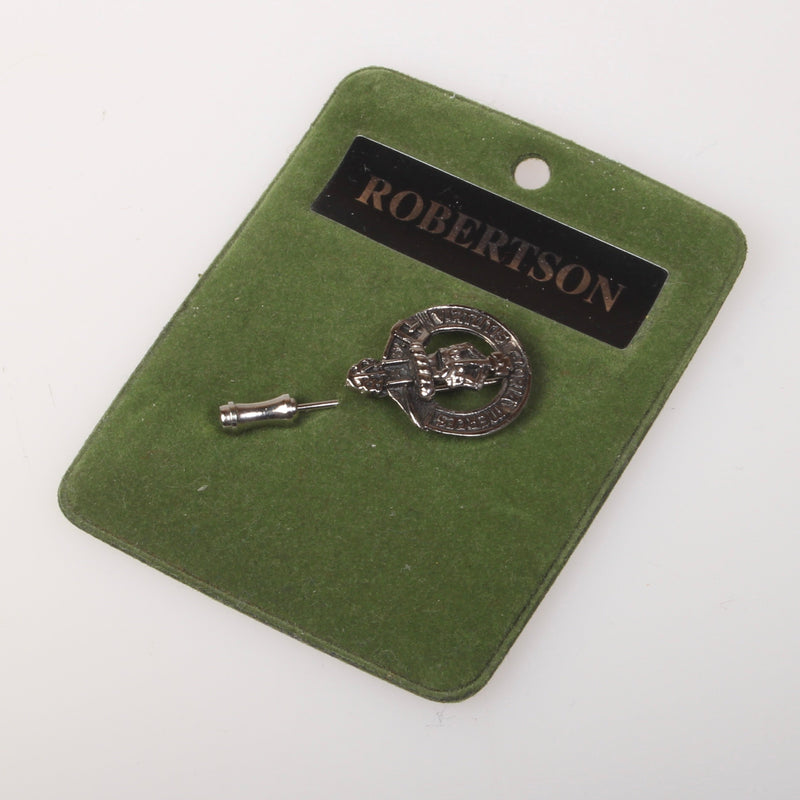 Robertson Clan Crest Pewter Tie Pin