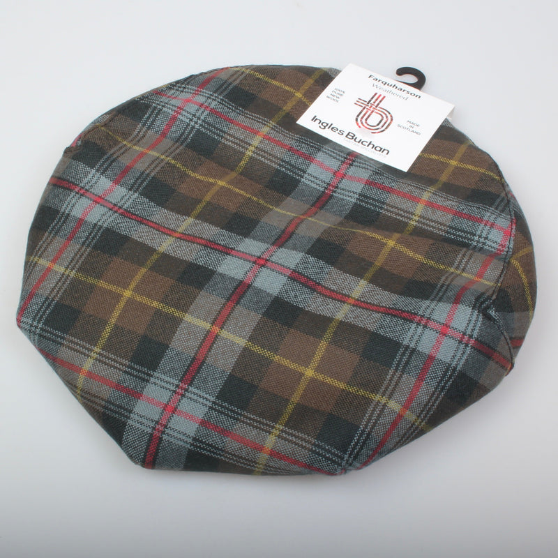 Pure Wool Golf Cap in Farquharson Weathered Tartan