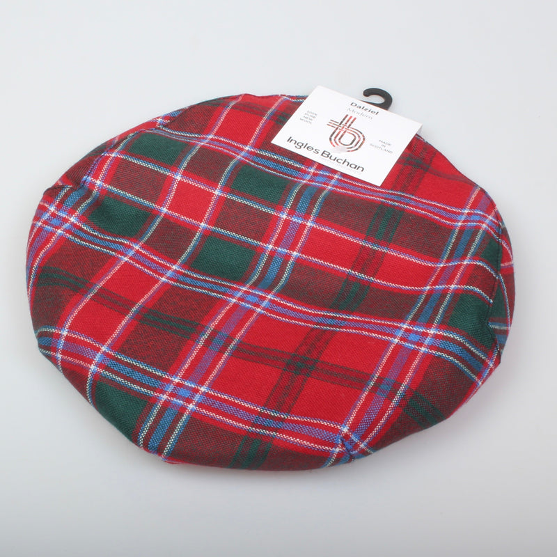 Pure Wool Golf Cap in Dalziel Modern Tartan