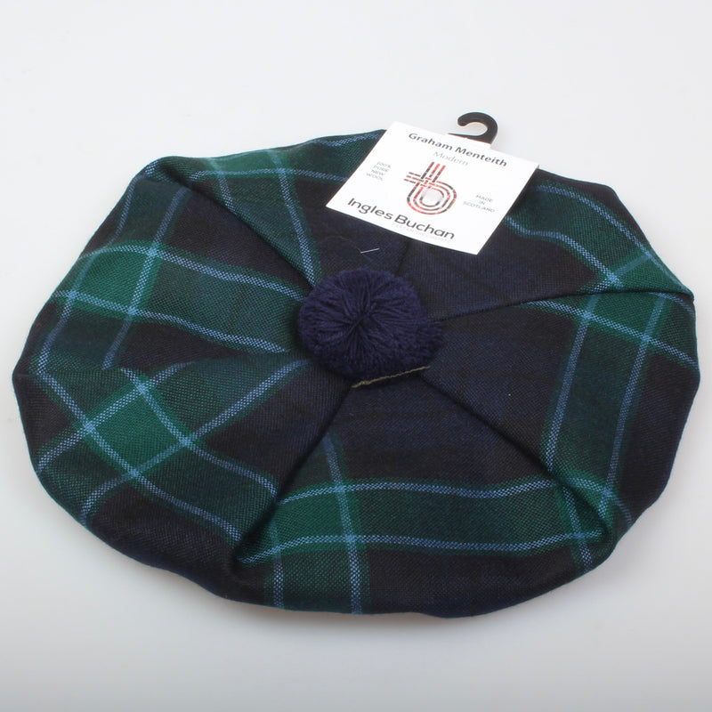 Unisex Wool Tam in Graham of Mentieth Modern Tartan