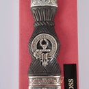 Ross Clan Crest Sgian Dubh - Stone Top