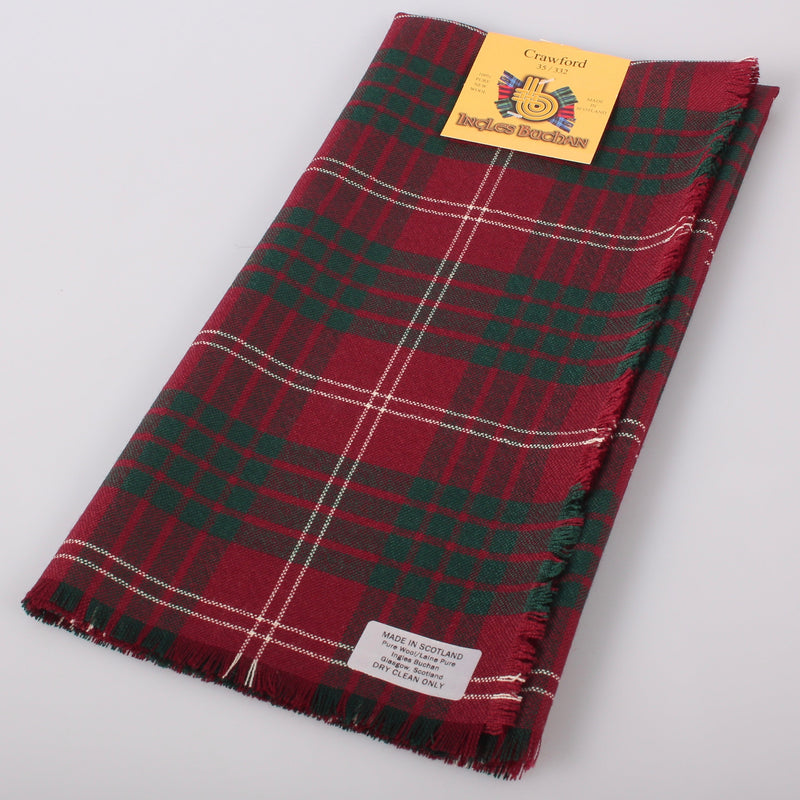 Crawford Modern Tartan Wool Headscarf